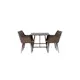 Spisegruppe Venture Home Kaseidon med 4 stk Tomorrow Stoler