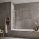 Takdusjsett Hansgrohe Croma Select S 280 Air 1jet Showerpipe med Badekarbatteri