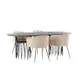 Spisegruppe furniture/fashion Stone med 4 Limhamn Stoler