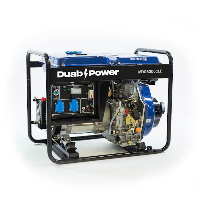 Strømaggregat Duab-Power MDG6000CLE 1-fas Diesel Fjernstart