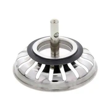 Kurvventil Blanco Tilbehør Kjøkkenvask Krom 18-Hulls med Plugg Ø79 mm