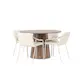 Spisegruppe Venture Home Lanzo med 6 Tvist Stoler
