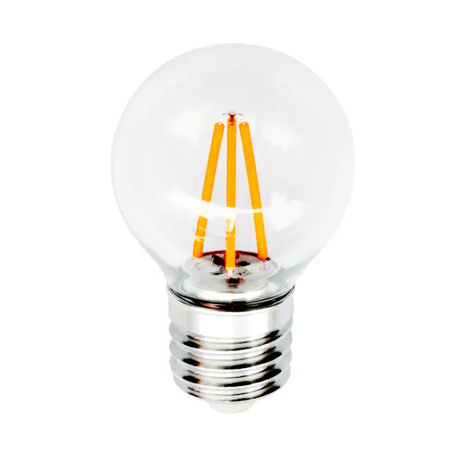 LED-pære Sunwind Filament E27 4W kronepære 12V