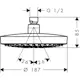 Huvuddusch Hansgrohe Croma Select S 180 2jet