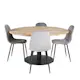 Spisegruppe Venture Home Cornelia med 4 Pobbie Stoler