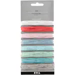 Bomullssnor Creativ Company Blandede Lyse Farger Tykkelse 1 mm 8x5 m/1 Pk