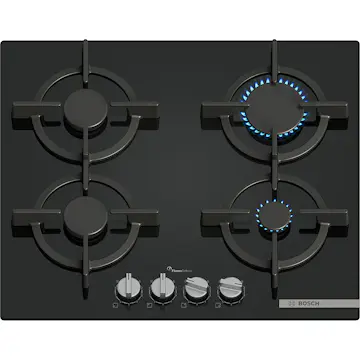 Gasskomfyr Bosch Serie 6 PPP6A6I10 Sort med FlameSelect og Easy Cleaning