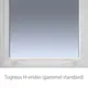 Vindu H-vinduet+ Toppsving 3-Lags PVC