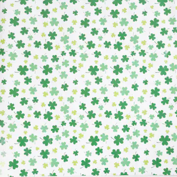 Gavepapir Creativ Company Grønn Kløver 100 m