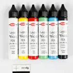 Lysvoks Creativ Company Sterke Farger 6x25 ml/1 Pk