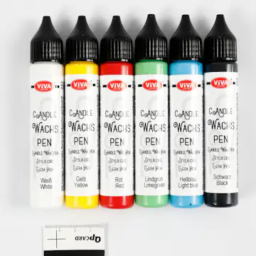 Lysvoks Creativ Company Sterke Farger 6x25 ml/1 Pk