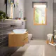 Servantbatteri Hansgrohe Rebris E 1-greps for Innbygging i Vegg med 20 cm Tut