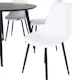 Spisegruppe Venture Home Dipp Ø115 cm med 6 Polar Plast Stoler