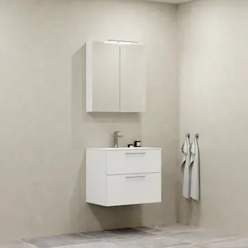 Møbelpakke Macro Design Crown Plain med Speilskap