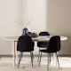 Spisegruppe Venture Home Andy 180 med 4 stk Polar Stoler Teddy