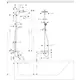 Takduschset Hansgrohe Crometta E Showerpipe 240 1-jet med Badkarsblandare