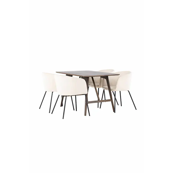 Spisegruppe Venture Home Kaseidon med 4 stk Berit Stoler