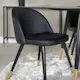 Spisegruppe Venture Home Disa Rund med 4 Valentina Stoler Lær