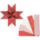 Stjernestrimler Creativ Company LxDxB 100x18x4 cm Rød/Hvit 40 Strimler