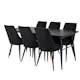 Spisegruppe Venture Home Gold med 6 Leone Stoler