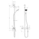 Dusjsett Hansgrohe Croma Select E SemiPipe Multi