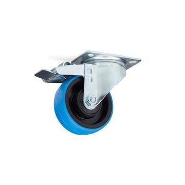 Containerhjul Habo 5010 med Brems 100 mm