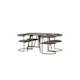 Spisegruppe Venture Home Kaseidon med 4 stk Morning Stoler
