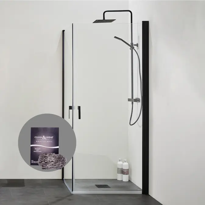 Duschpaket Hafa Duschhörn Igloo Pro med Kristallboll Clean & Shine