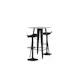 Spisegruppe Venture Home Tempe 60 cm med 2 Adesto Stoler