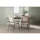 Spisegruppe Venture Home Andy med 4 Seda Stoler