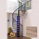 Spiraltrapp Byggera Euro Design Svart