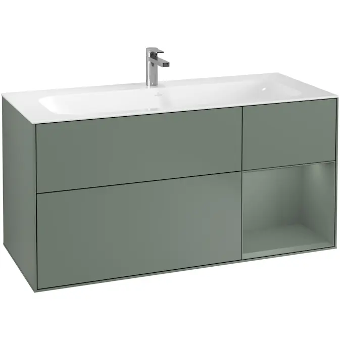 Tvättställsskåp Villeroy & Boch Finion med 3 Lådor och Hylla för Inbyggt Tvättställ