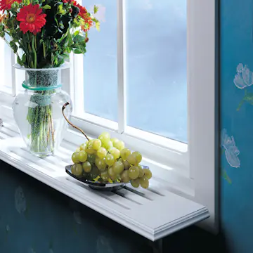 Vindusbenk Lundbergs Linda Hvit