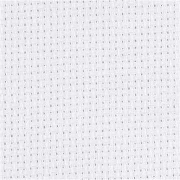 Broderistoff Creativ Company Aida Str 50x50 cm 70 Ruter pr 10 cm 1 stk Hvit
