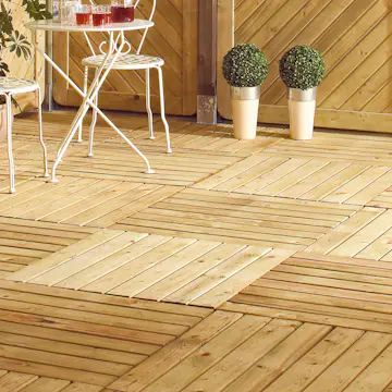 Gulv Terrassehelle Jabo Furu 50x50 cm 25 Kvm/pall 100 st