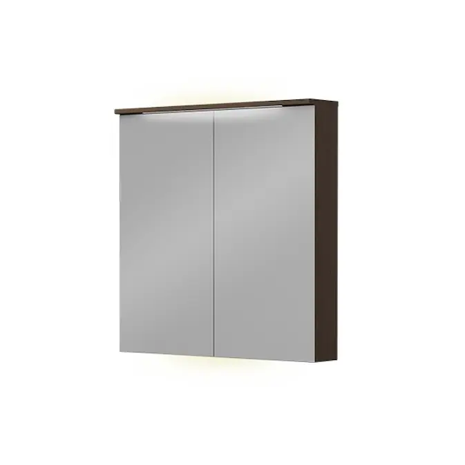 Speilskap FOSSBAD B80 D12 med Lystopp
