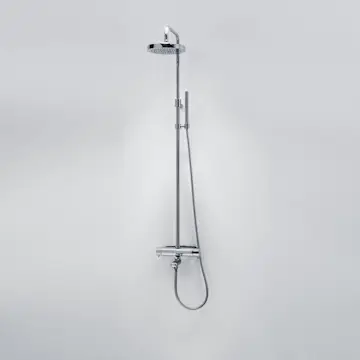 Takduschset Duschbyggarna Rondo 220 med Badkarsblandare Krom 160 cc