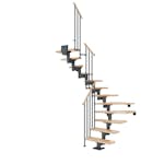 Plassbesparende Trapp Dolle Cork Bøk 1/2-Sving Classic III