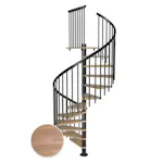 Spiraltrapp Dolle Montréal Eik Hvitoljet Classic 4