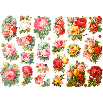 Glansbilder Creativ Company Roser 165x235 cm 2 Ark/1 Pk