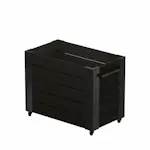 Blomsterkasse PLUS Cubic med Hjul 50 x 87 x 70