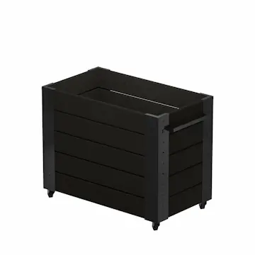 Blomsterkasse PLUS Cubic med Hjul 50 x 87 x 70