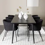 Spisegruppe Venture Home Ellis 230 med 6 stk Berit Stoler