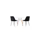 Spisegruppe Venture Home Danburi Ø60 cm med 2 stk Night Stoler