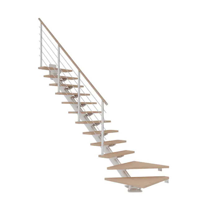 Plassbesparende Trapp Dolle Sydney Eik Oljet 1/4 Design