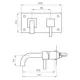 Tvättställsblandare Tapwell Box 006 Square