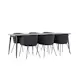 Spisegruppe Venture Home Ellis 230 med 6 stk Berit Stoler