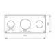 Monteringsplatta Tapwell PLA 040