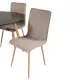 Spisegruppe Venture Home Plaza Ø100 cm med 4st Windu Spisestoler