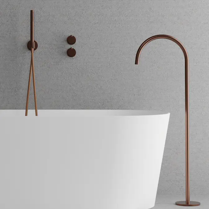 Takduschset Scandtap Steel Harmonized Bliss 4 med Badkarsfblandare för Inbyggnad